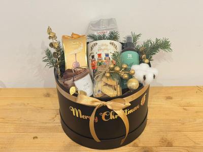Golden Christmas Box
